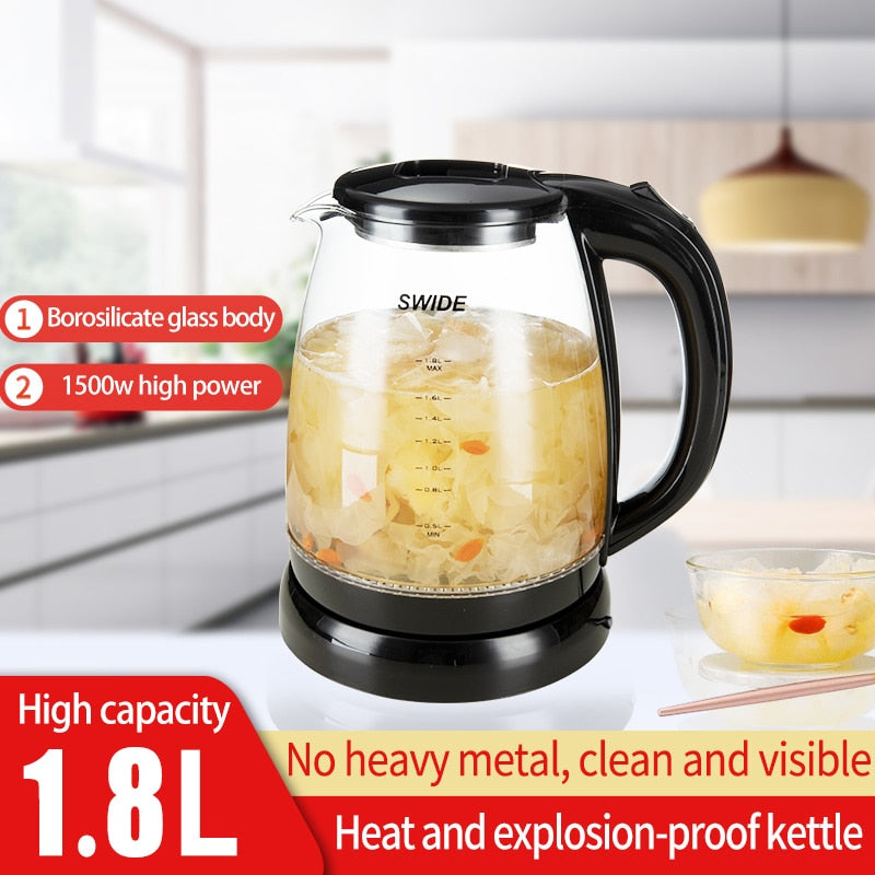 1800ml Portable Electric Kettles