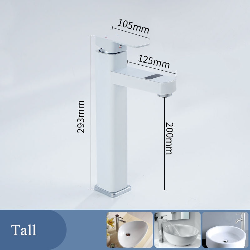 Smart Temperature Bathroom Sink Faucet