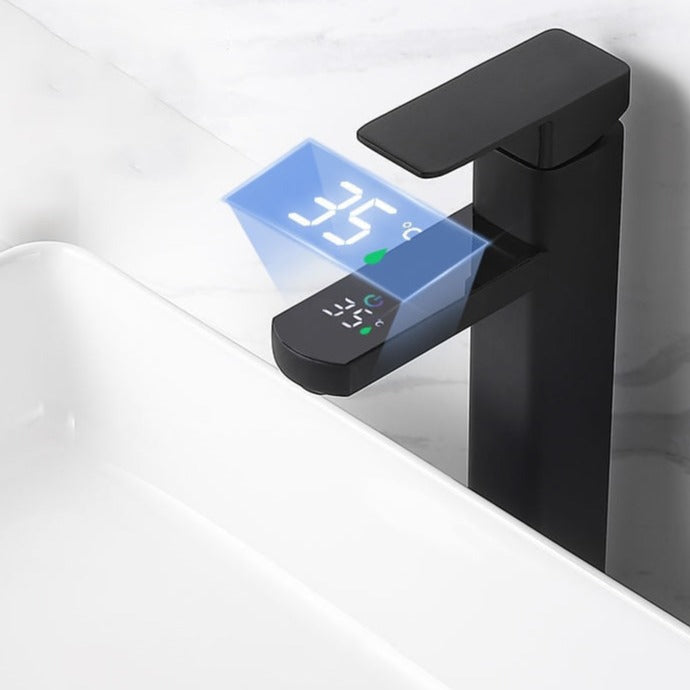 Smart Temperature Bathroom Sink Faucet